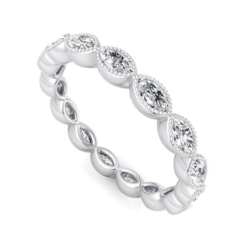 White Gold Camille Lab Grown Diamond Eternity Band (3/4ctw)