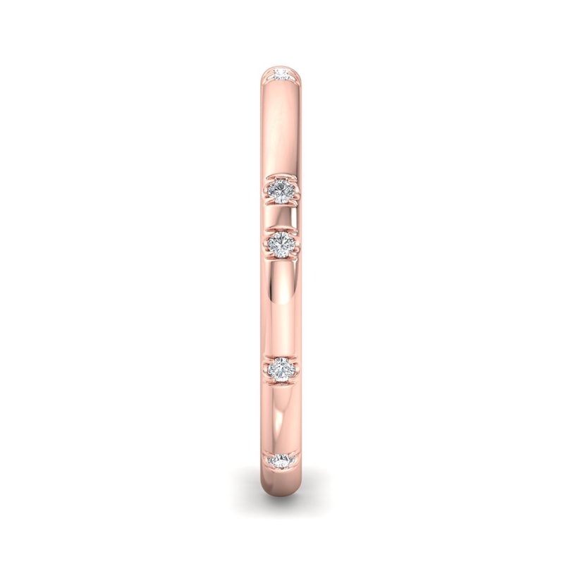 Rose Gold Azari Lab Grown Diamond Band