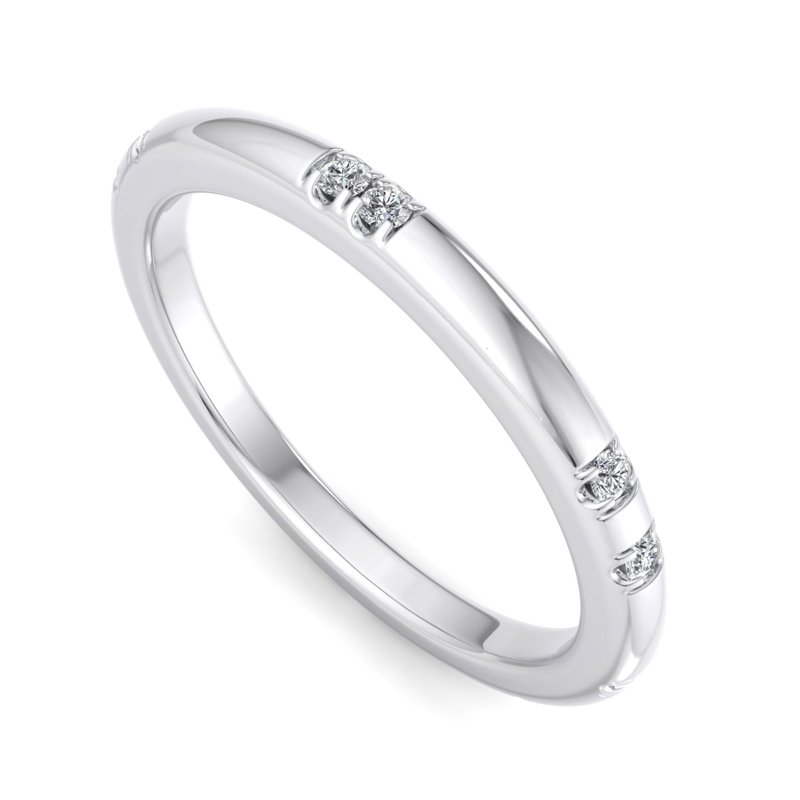 White Gold Azari Lab Grown Diamond Band