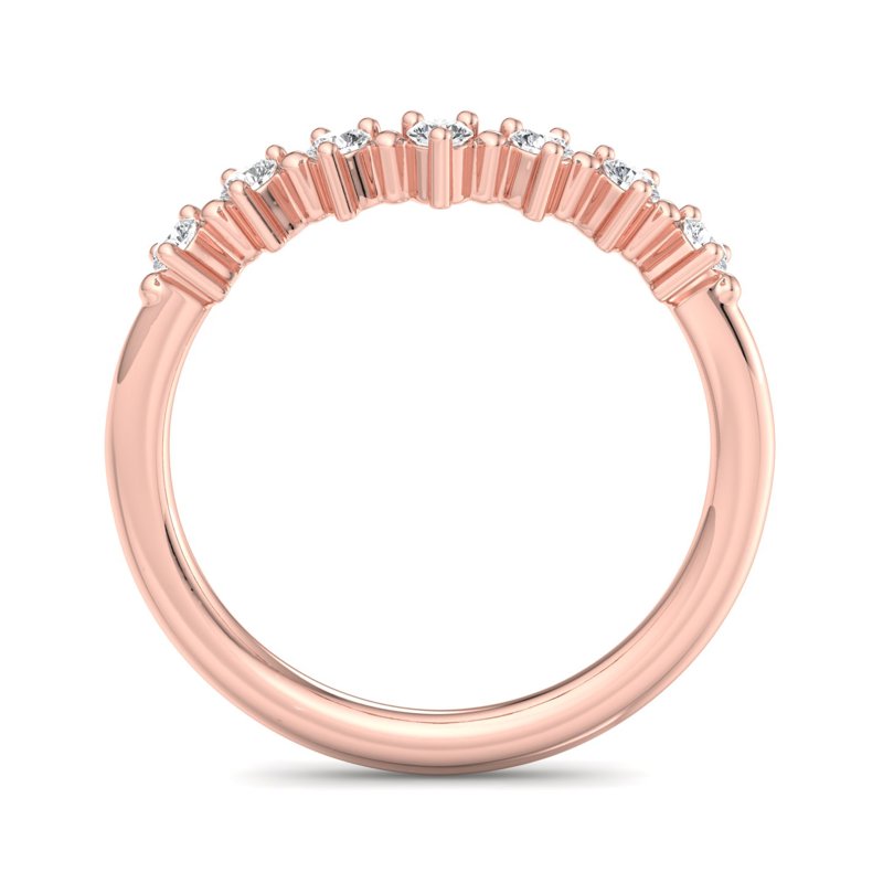 Rose Gold Maisie Lab Grown Diamond Band (1/4ctw)