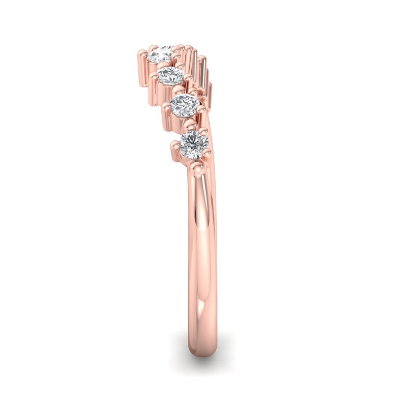 Rose Gold Maisie Lab Grown Diamond Band (1/4ctw)