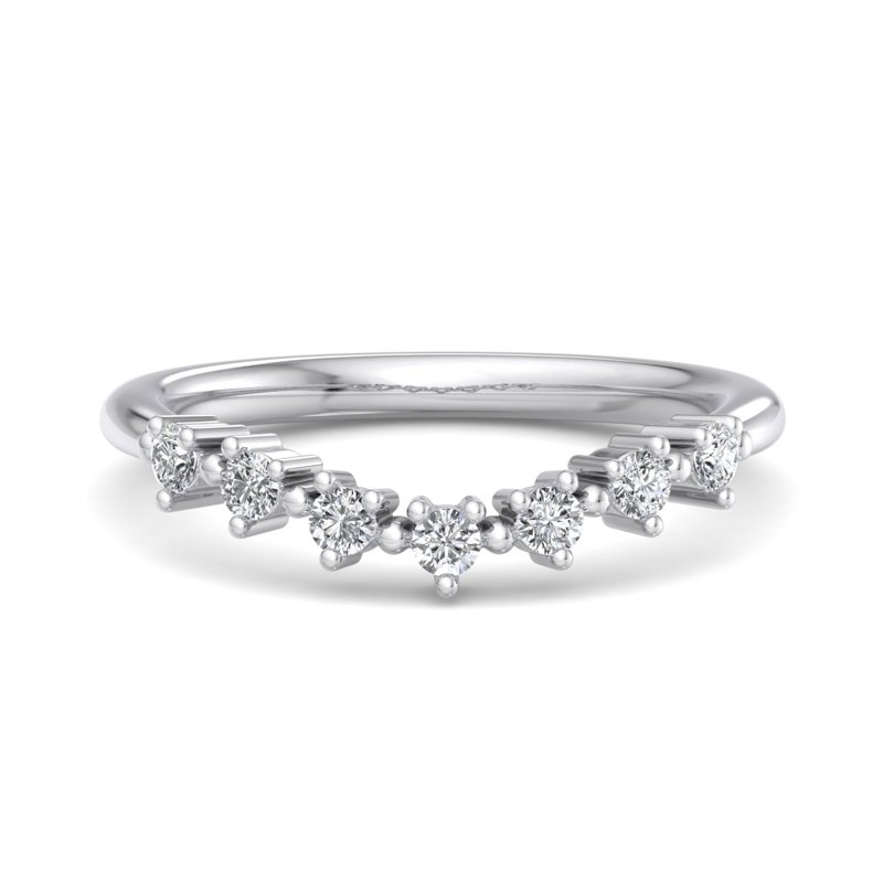 White Gold Maisie Lab Grown Diamond Band (1/4ctw)