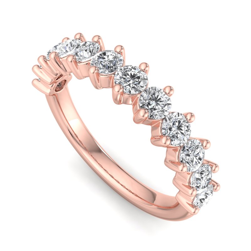 Rose Gold Maria Lab Grown Diamond Band (3/4ctw)