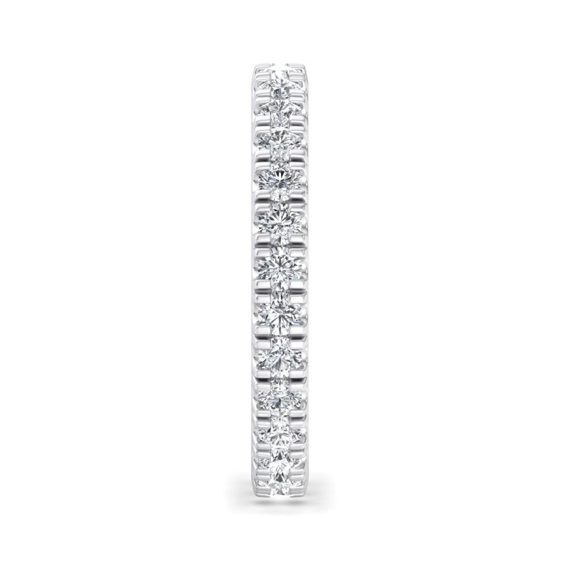 White Gold Lab Grown Diamond Eternity Band 