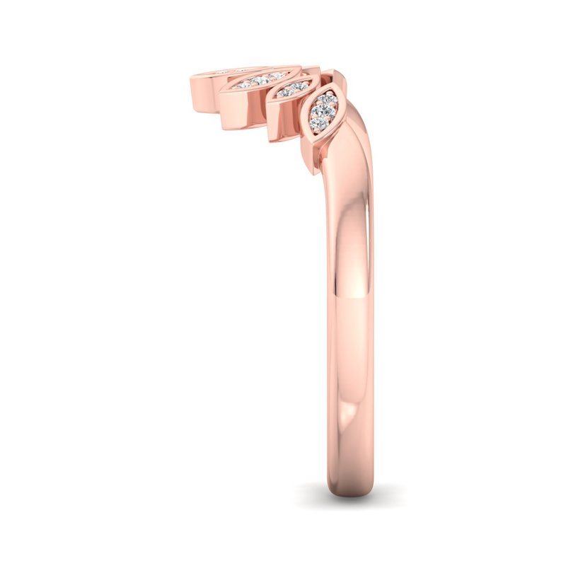 Rose Gold Curved Sunburst