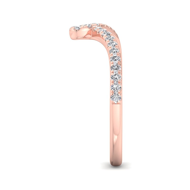 Rose Gold Love Knot Band