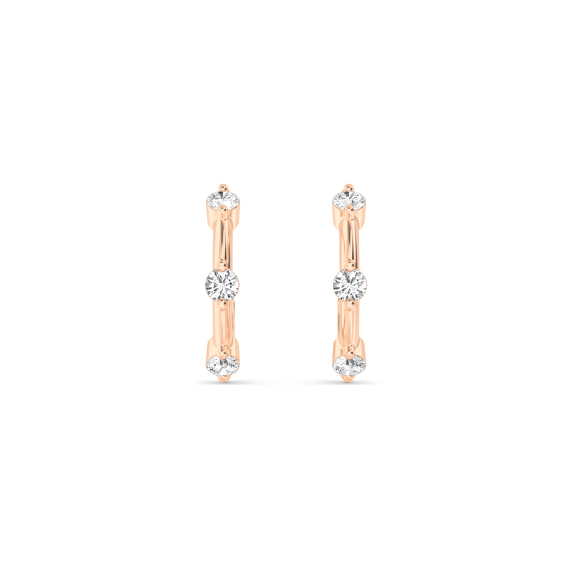 Rose Gold Demi Earrings
