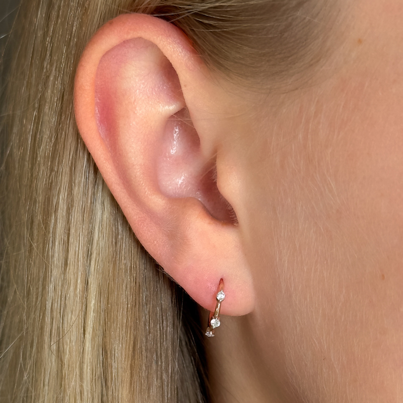 Rose Gold Demi Earrings