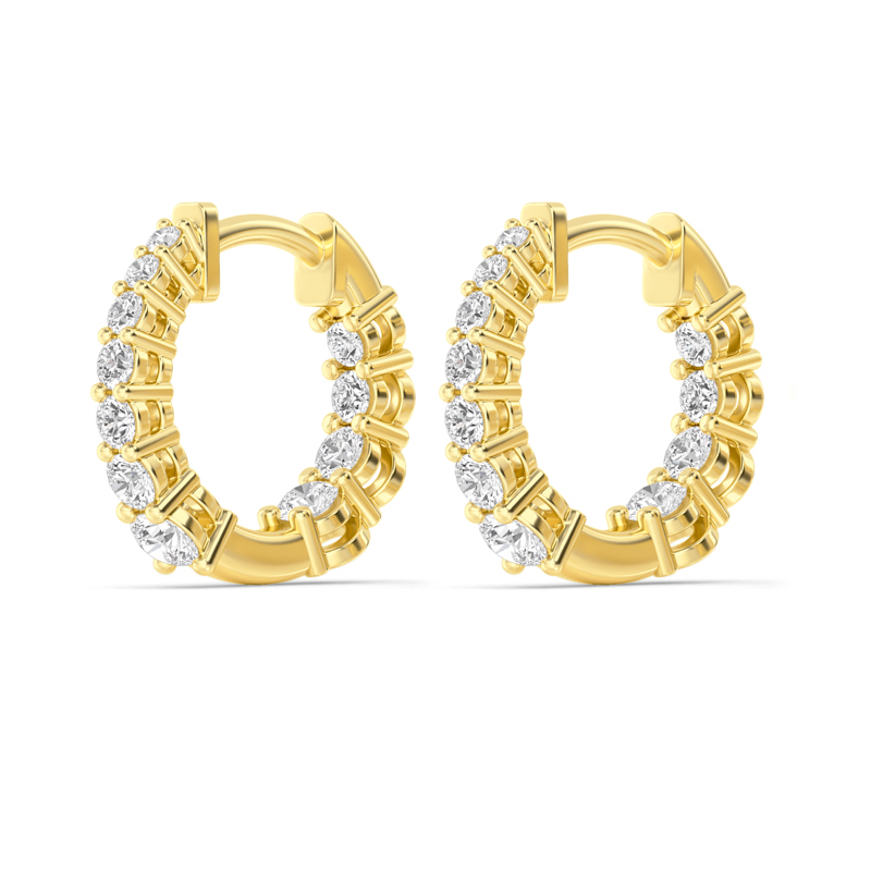 Yellow Gold Mave Graduating Inside Out (1ctw)