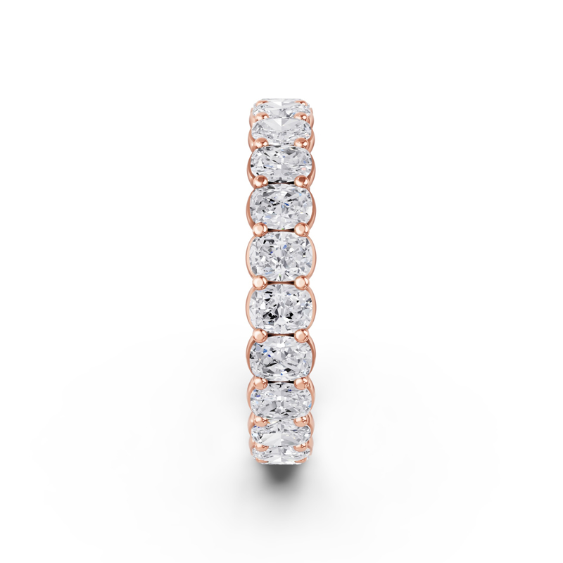 Rose Gold Cushion Shared Prong Eternity (2ctw)