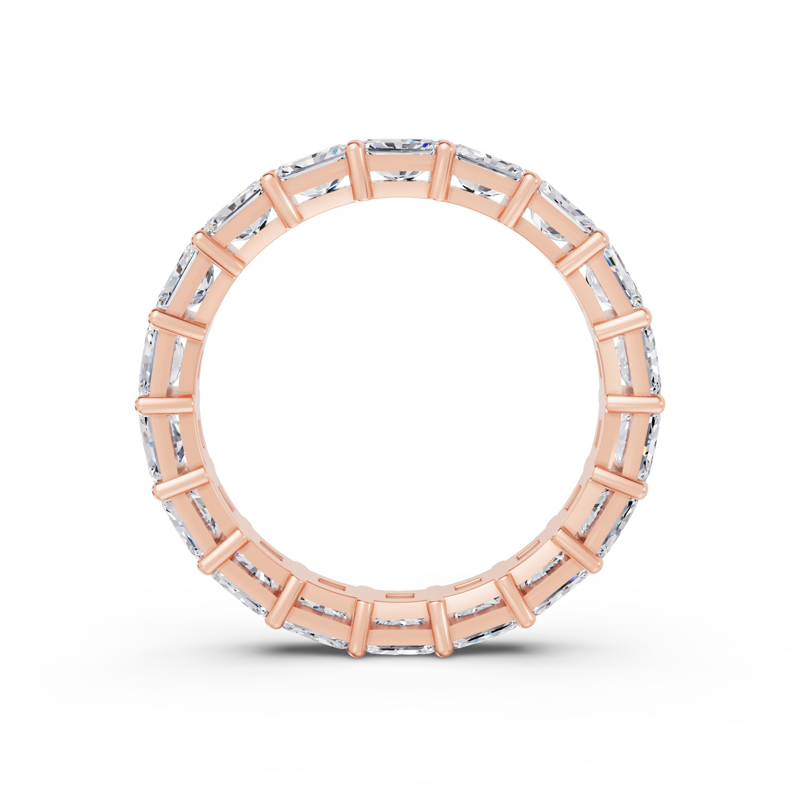 Rose Gold East West Radiant Eternity (2ctw)