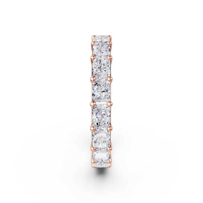 Rose Gold East West Radiant Eternity (2ctw)