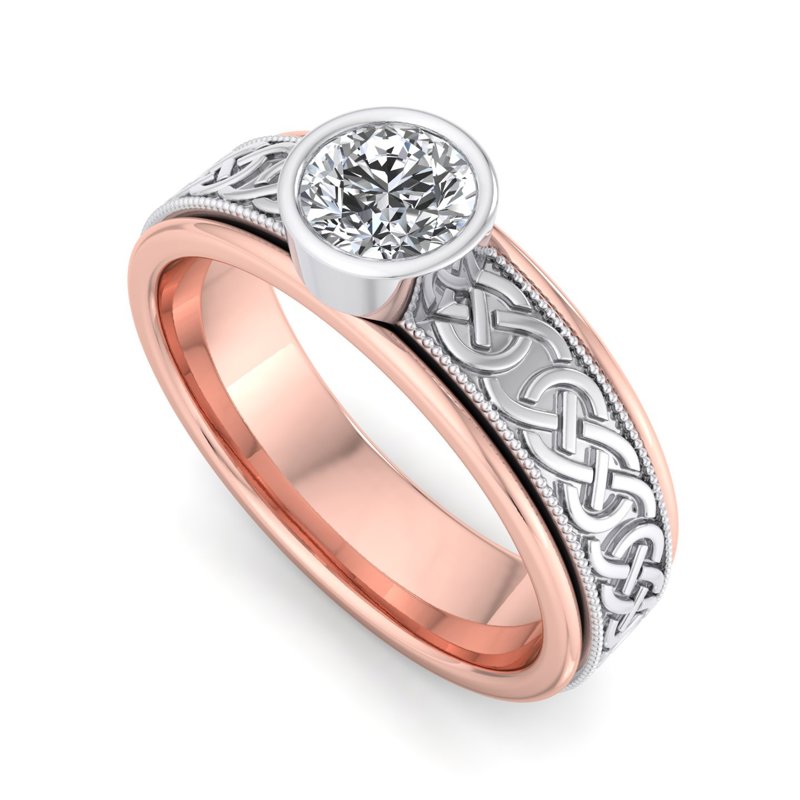 Rose Gold 6mm Eternal Unity (5/8ctw)