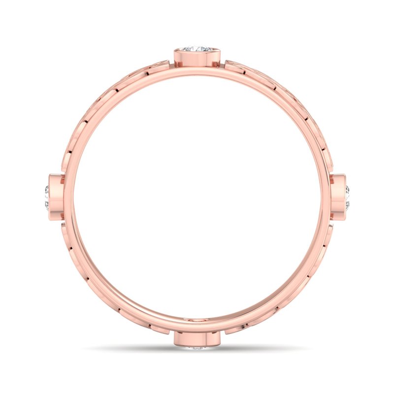 Rose Gold Solara Knot (1/4ctw)