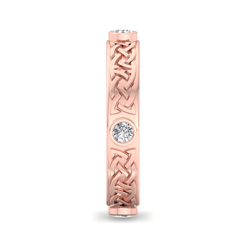 Rose Gold Solara Knot (1/4ctw)