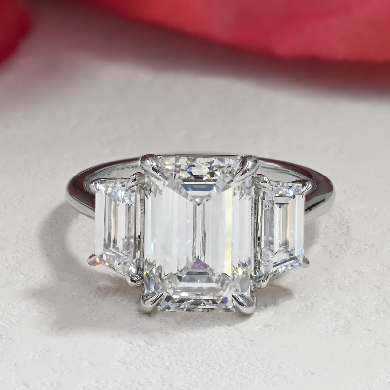 Platinum Emerald Cut  (7ctw)