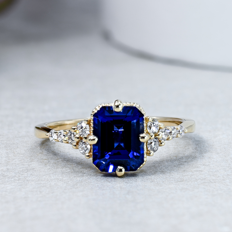 Zephyra Compass Blue Sapphire