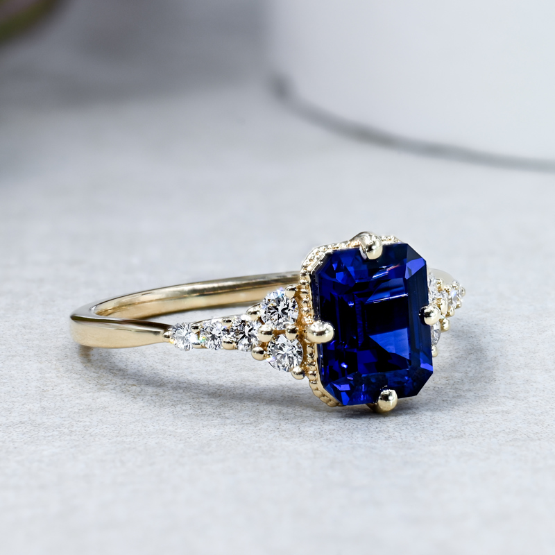 Zephyra Compass Blue Sapphire