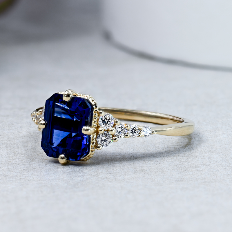 Zephyra Compass Blue Sapphire