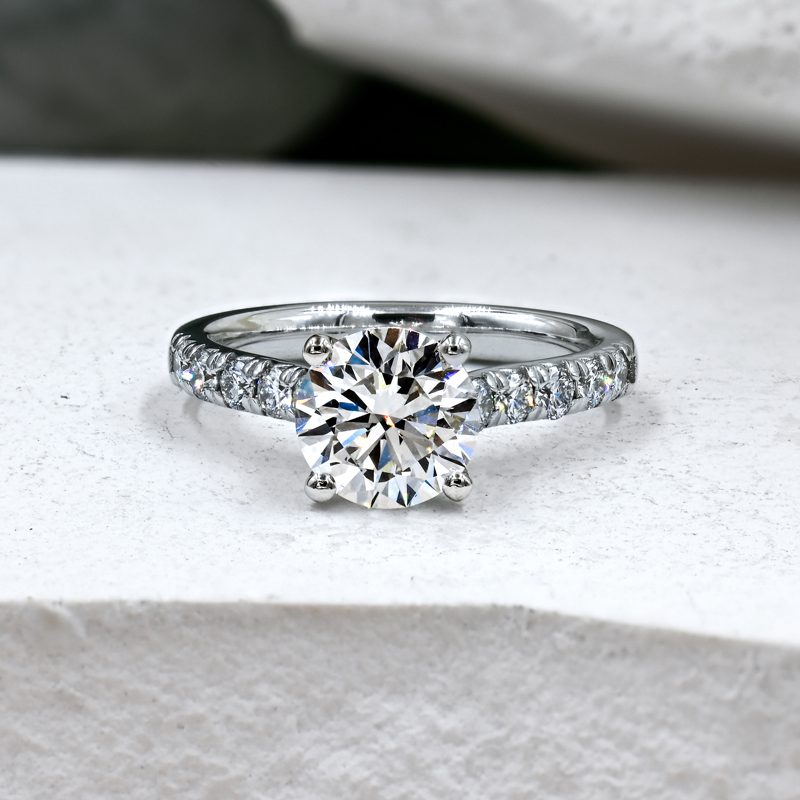 Delphina 2ct Round Ring