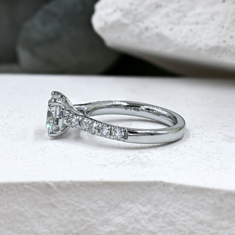 Delphina 2ct Round Ring