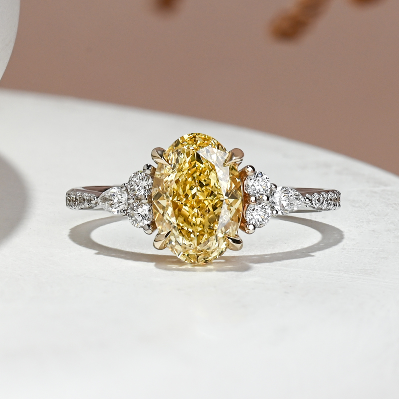 Gracelyn 2ct Oval Fancy Yellow