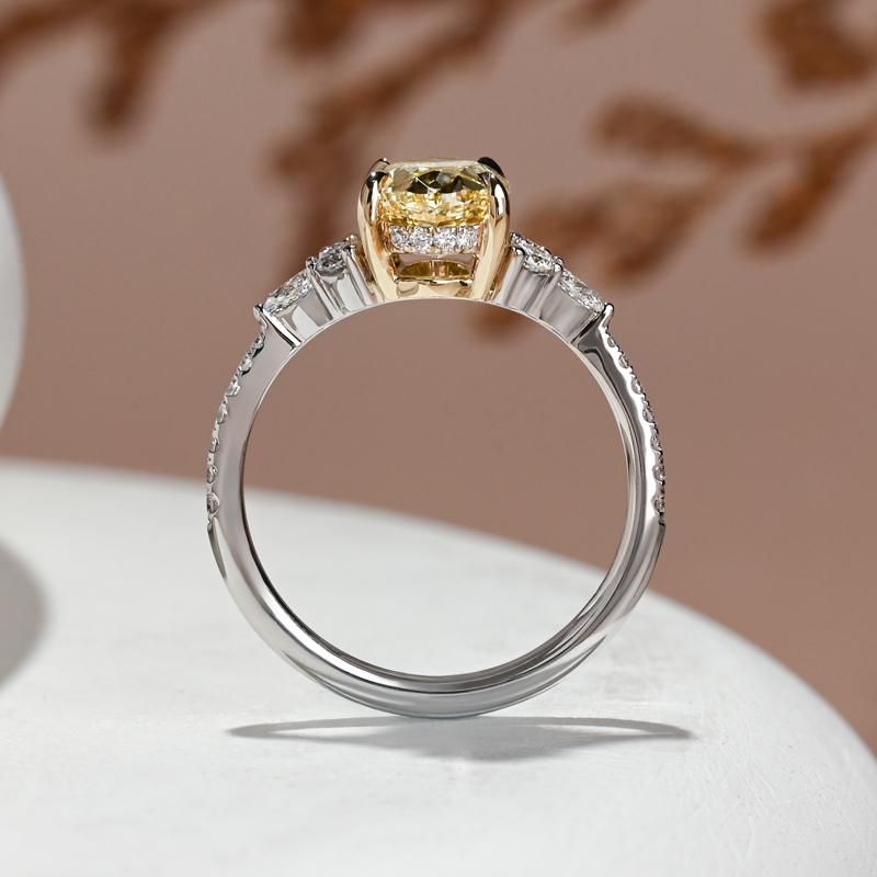Gracelyn 2ct Oval Fancy Yellow