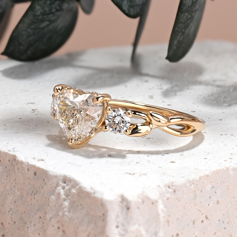 Autumn Vine 2ct Heart Ring