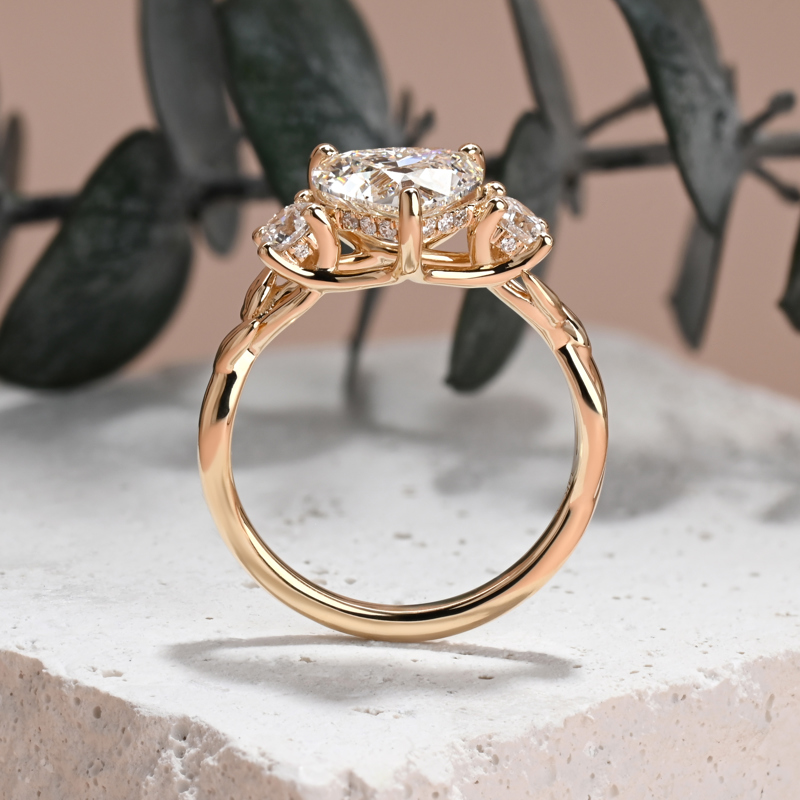 Autumn Vine 2ct Heart Ring