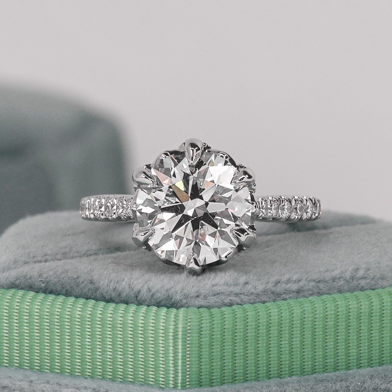 Tulip Crown 3ct Round