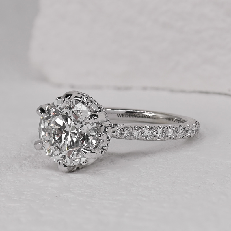 Tulip Crown 3ct Round