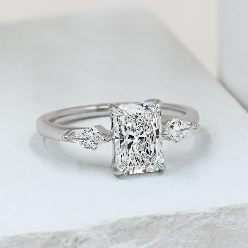 Custom Ciana Kite 1-1/2ct Radiant