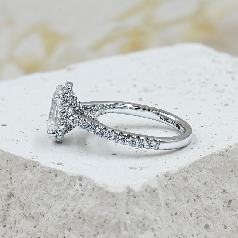 Custom Atia Hidden Summit 2ct Oval
