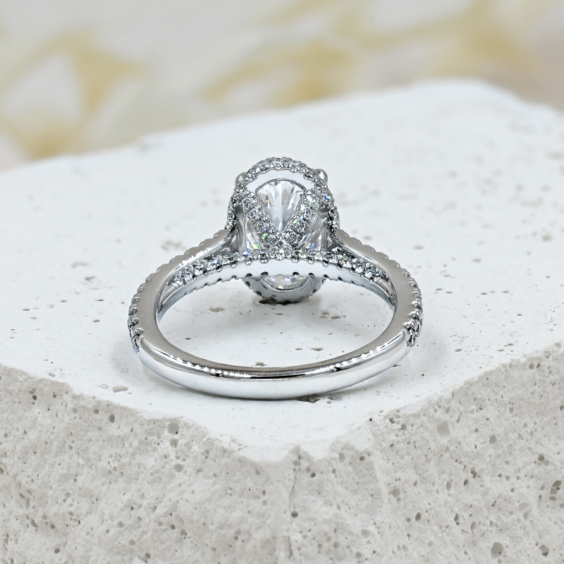 Custom Atia Hidden Summit 2ct Oval