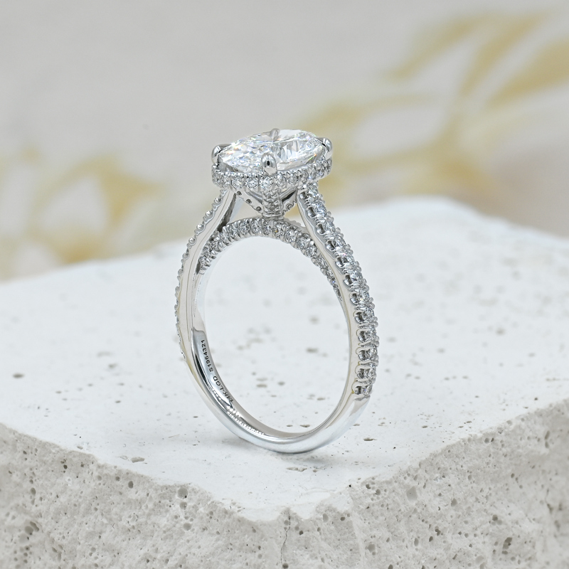 Custom Atia Hidden Summit 2ct Oval
