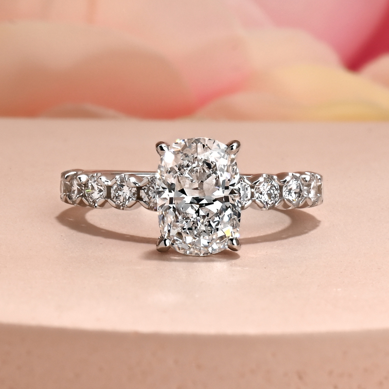 Custom Valentina 1-3/4ct Elongated Cushion