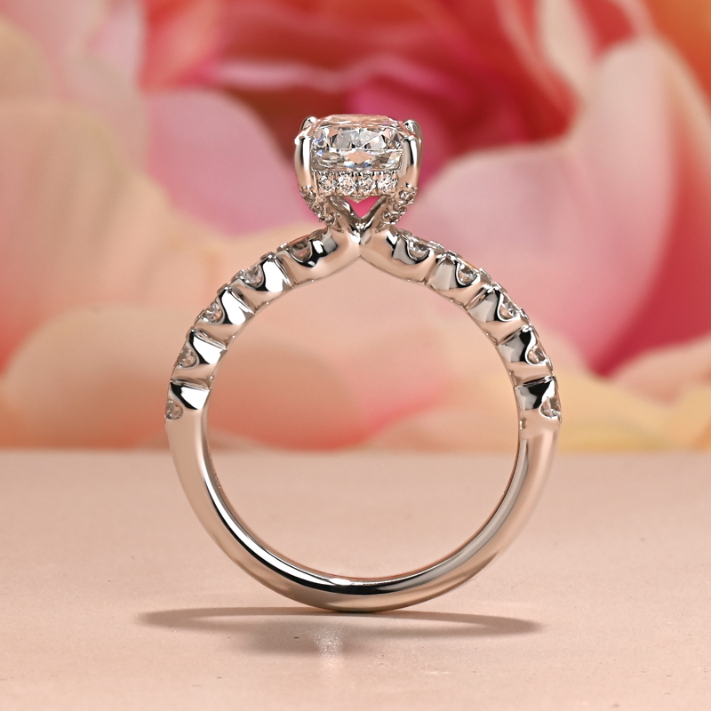 Custom Valentina 1-3/4ct Elongated Cushion