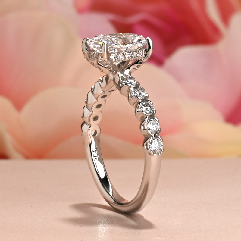 Custom Valentina 1-3/4ct Elongated Cushion