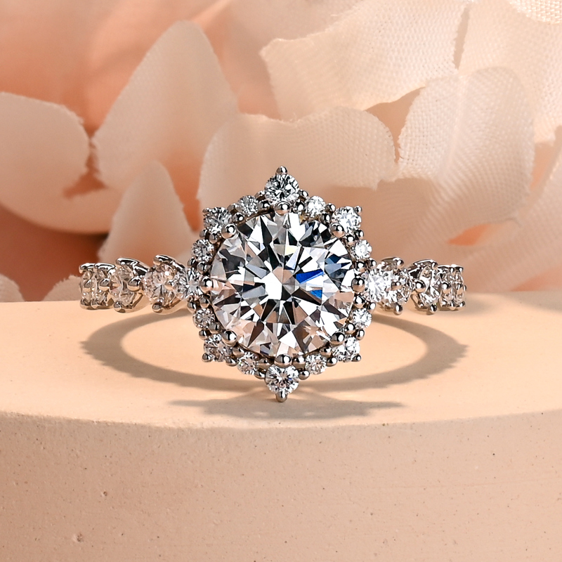 Heiress Halo Custom 2ct Round