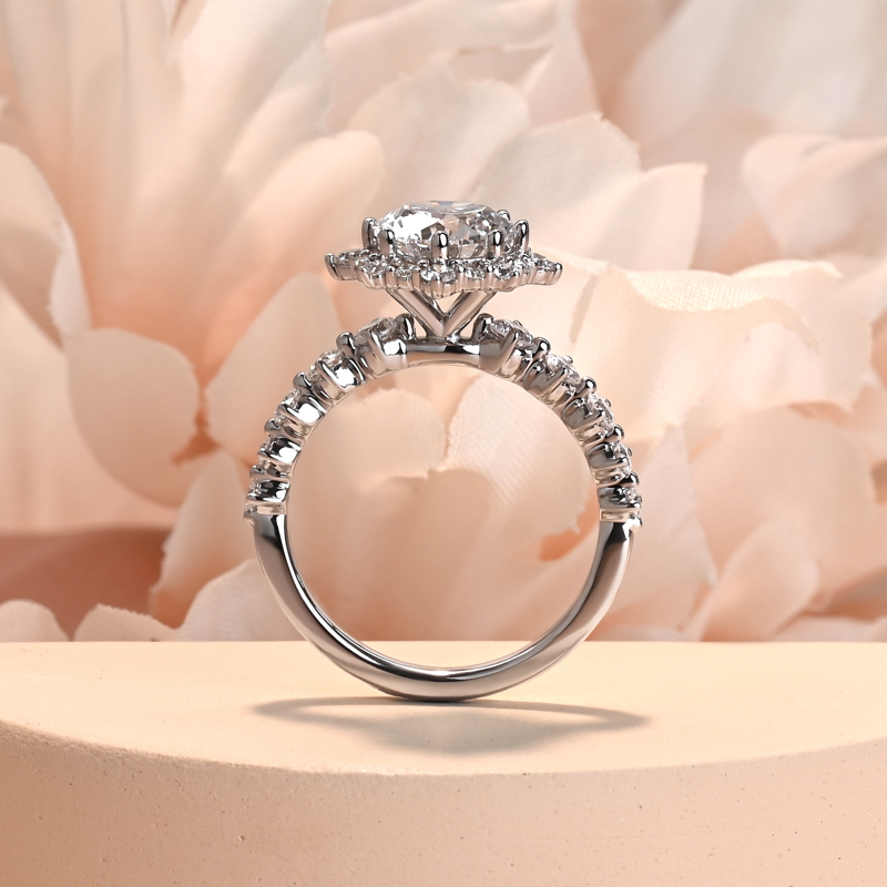 Heiress Halo Custom 2ct Round