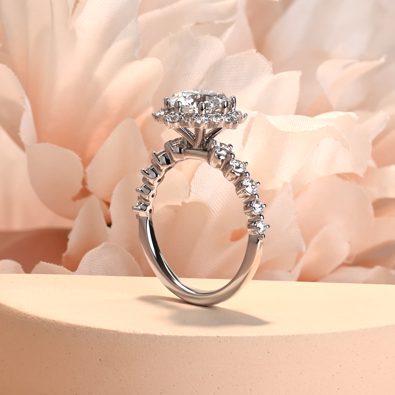Heiress Halo Custom 2ct Round
