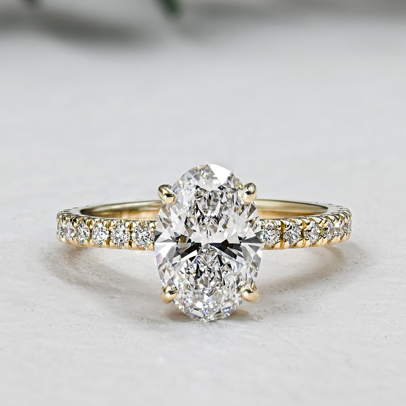Luxe Duo Lumiere 2-1/4ct Oval