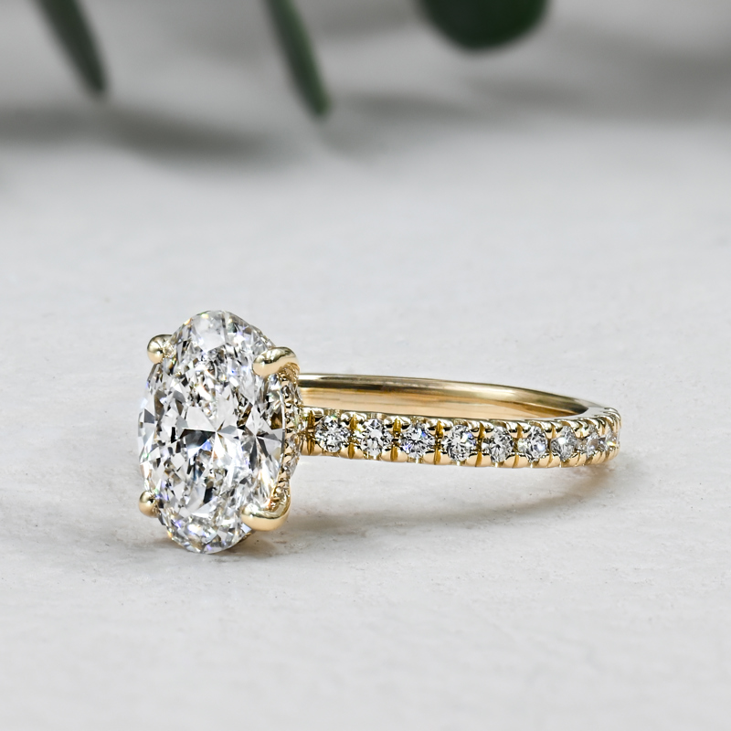 Luxe Duo Lumiere 2-1/4ct Oval