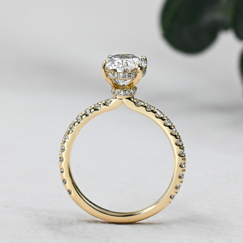 Luxe Duo Lumiere 2-1/4ct Oval