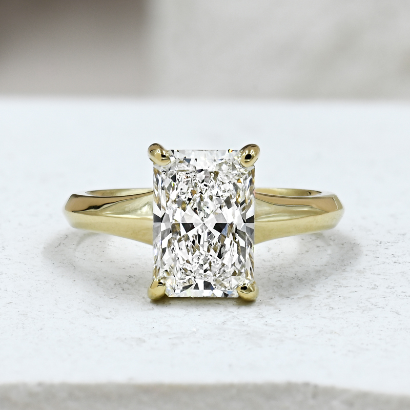 Ada Hidden Solitaire Radiant 2-1/4ct