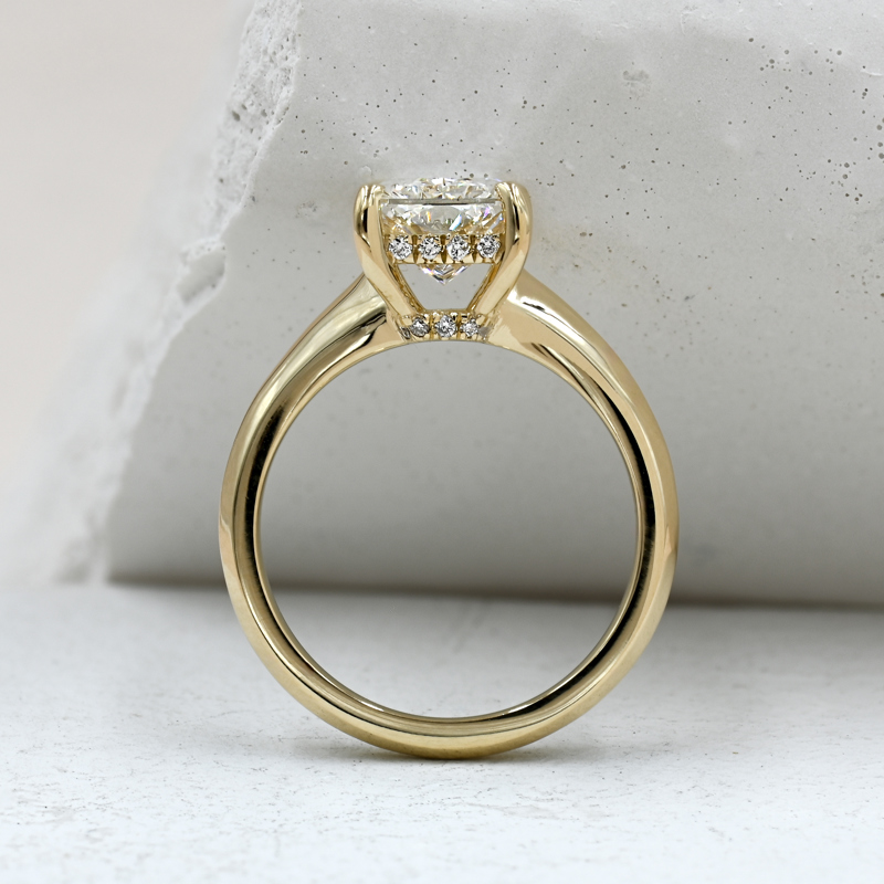 Ada Hidden Solitaire Radiant 2-1/4ct