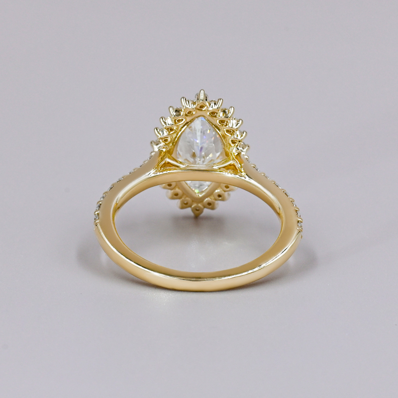 Floating 2ct Marquise Halo