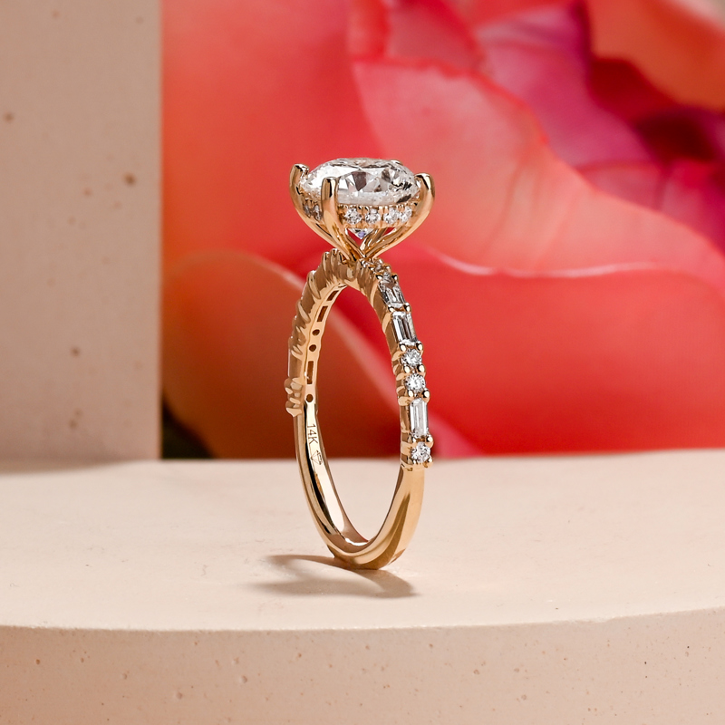 Classic Baguette Round 1-3/4ct