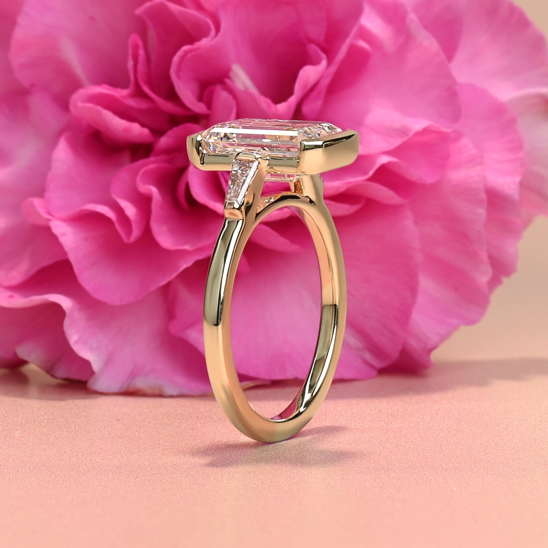 Deco Baguette 2-3/4ct  Emerald Ring