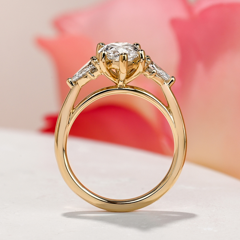 Custom 2ct Marquise Engagement Ring